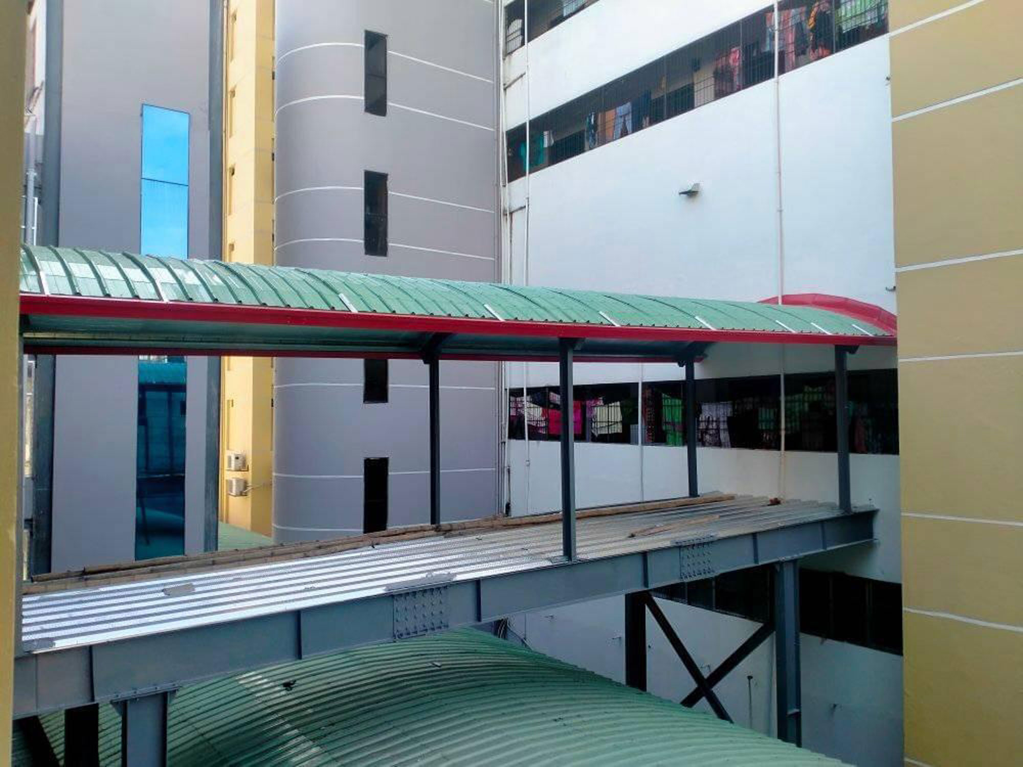 Steel Connecting Bridge at Central Police Hospital.
